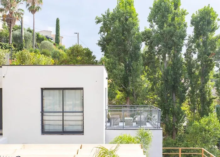 Modern Super-cannes Heated Pool, Parking, Clim, 7 Min To Cannes Vallauris