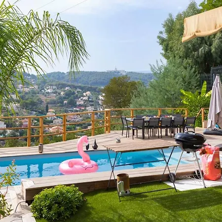Modern Super-cannes Heated Pool, Parking, Clim, 7 Min To Cannes 别墅 瓦洛里